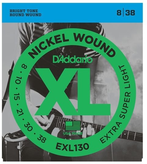 DAddario STRUNY XL ELECTRIC NICKEL WOUND model: EXL130