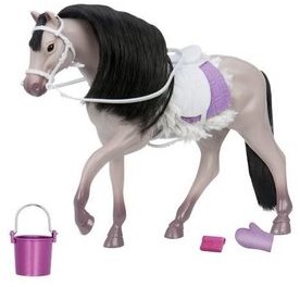 Lori Koń dla lalki Grey Andalusian Horse Lori