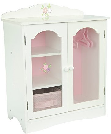 Olivia's Little World TD-0210 a Doll Furniture Fancy Closet with Princess 3 Hangers, 18 cali