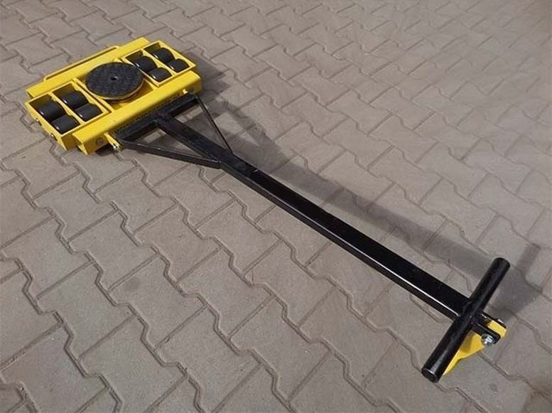 122 DOSTAWA GRATIS! 12267435 Wózek skrętny z otworem fi 21 w płycie nośnej 8 rolkowy rolki 8x kompozyt nośność 12 T) 67435-uniw