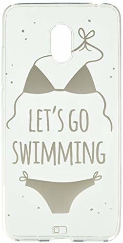 Caseink Pokrowiec ochronny na 5,2 cala Meizu M6, ultracienki, Summer Let's Go Swim CRYSPRNTETEMZM6SWIM
