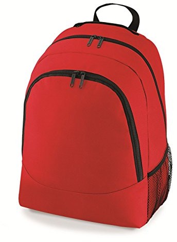 BagBase BagBase Unisex's BG212CRED uniwersalny plecak klasyczny czerwony Bg212, średni BG212CRED