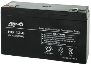 Mpl energy gliwice Akumulator żelowy 6,0V/12Ah MW