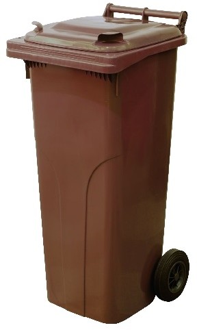 M.A.T Group kosz na odpady 120l PH brązowy