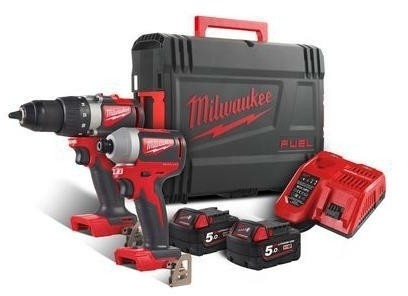 Milwaukee zestaw wiertarko-wkrętarka + zakrętak udarowy
