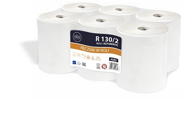 Ellis Ręcznik w roli (6) biały R 130/2 celuloza Automatic 4282 LAMIX rek0538036