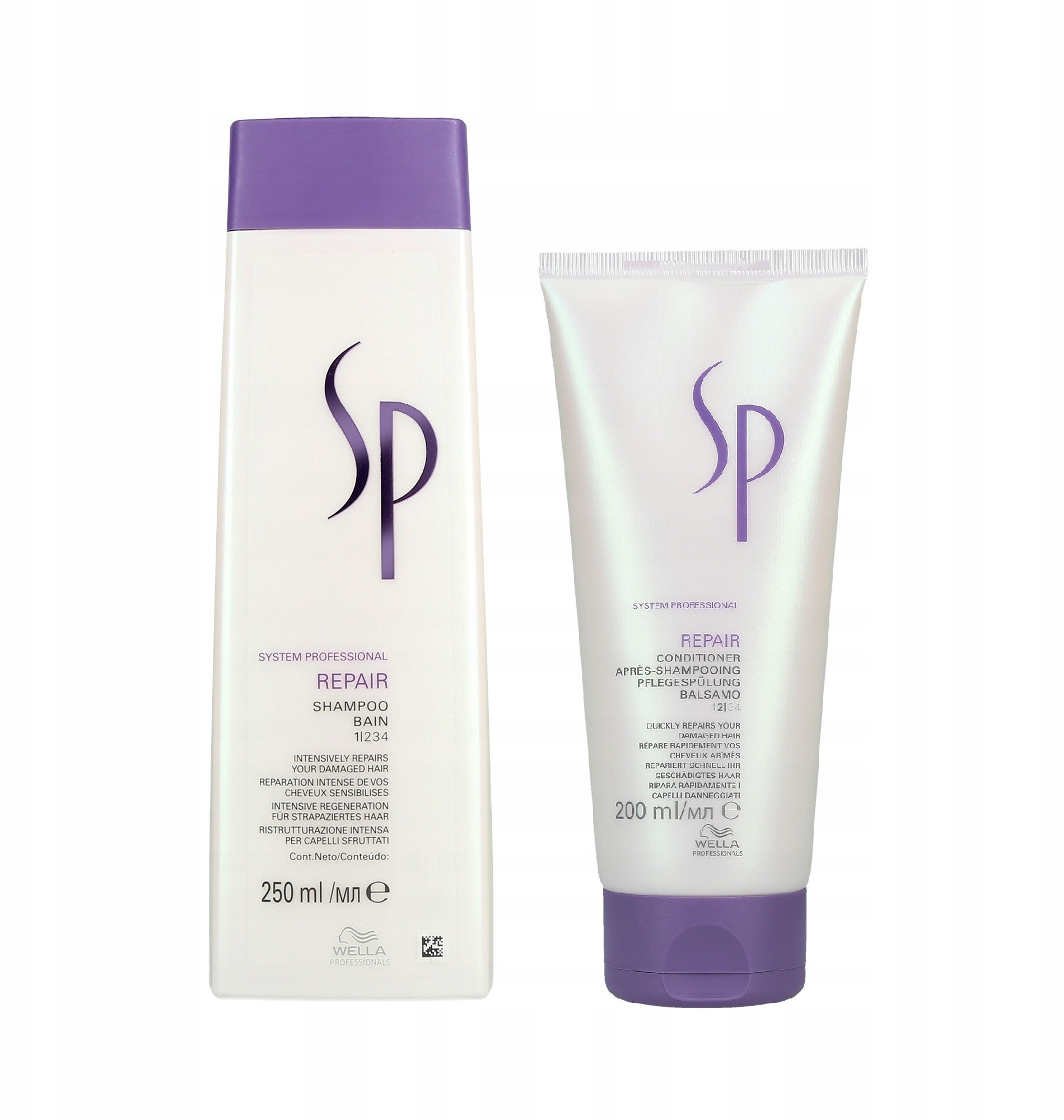 Wella Sp Repair Szampon 250ML+ODŻYWKA 200ML