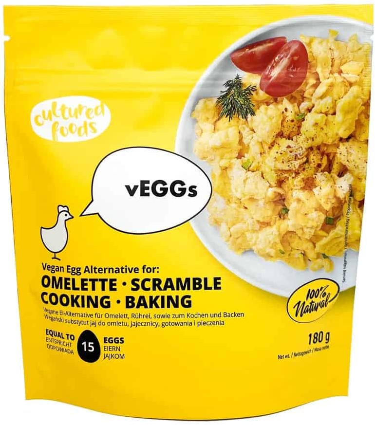 Cultured Foods vEGGs Omelette  roślinny zamiennik jajek Cultured Foods 180g 1442-uniw