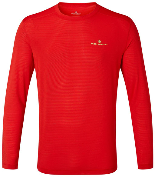 RONHILL RONHILL Koszulka do biegania męska z długim rękawem TECH L/S TEE czerwona