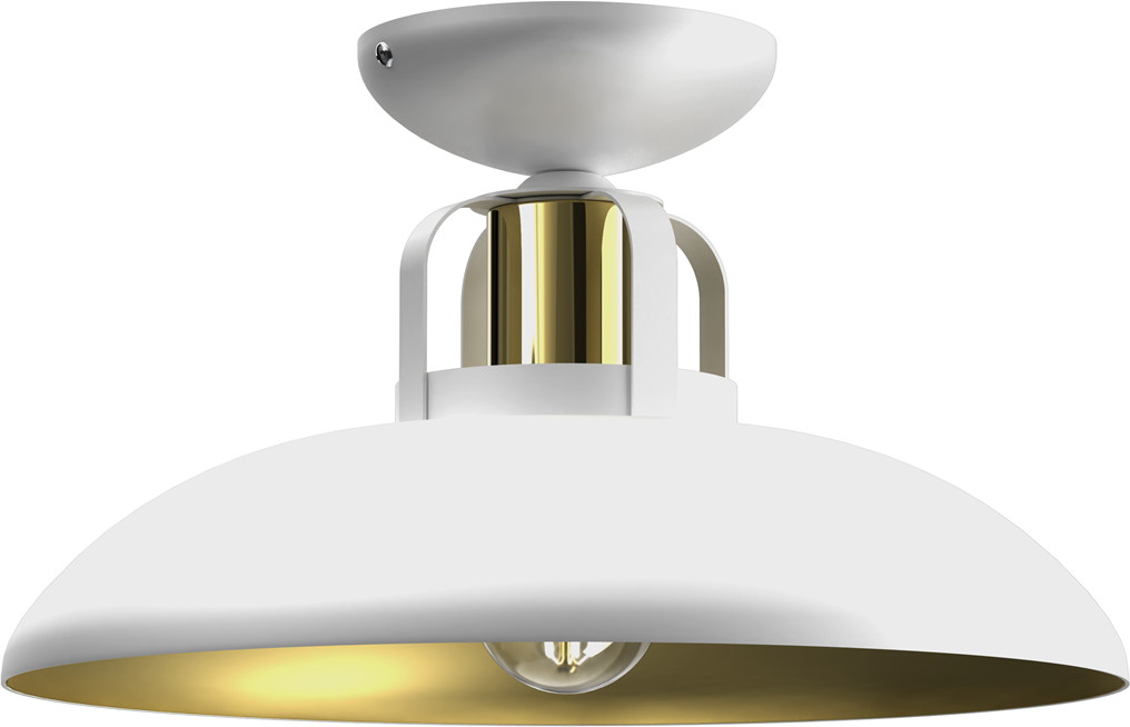 Milagro Lampa sufitowa FELIX WHITE/GOLD 1xE27 MLP7703