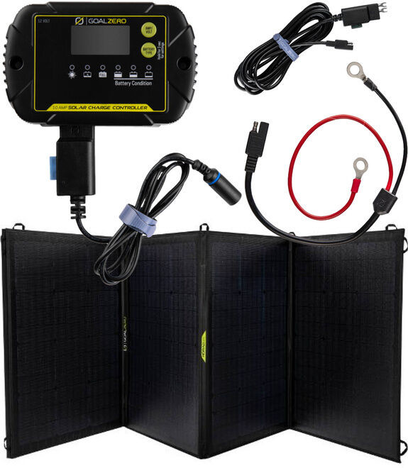 Goal Zero Kontroler ładowania 20A (opcja ringi) w zestawie z panelem solarnym Nomad 200 KIT 96110 + 98370 + 98375 + 11930