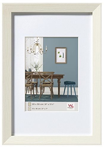 Walther wzornictwo fiorito ramka na zdjęcia, drewno, białe, 30 x 40 cm EF040W