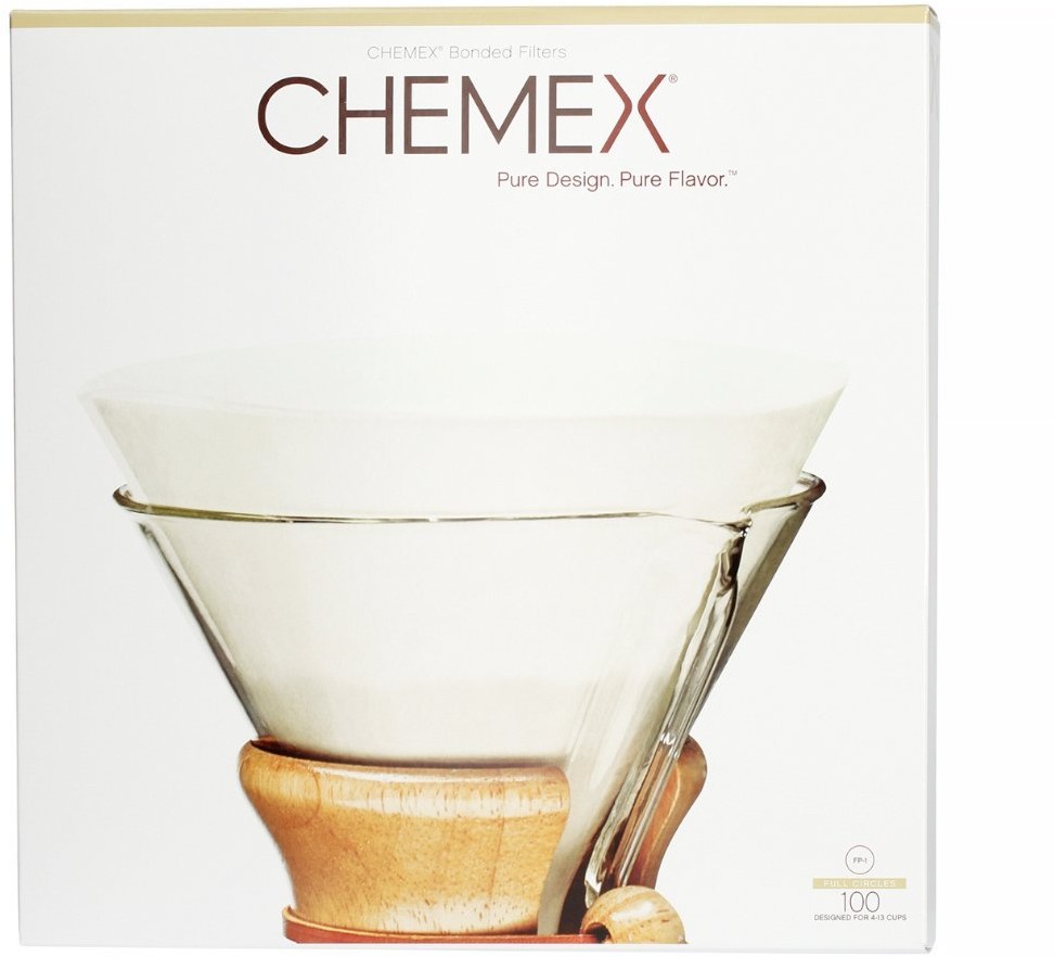 Chemex filtry papierowe okrągłe, niezłożone FP-1,100 szt. 028068001081