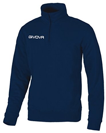 Givova givova  Long Sleeved Shirt with Zip  -Man, granatowy (Navy), xxxl MA020