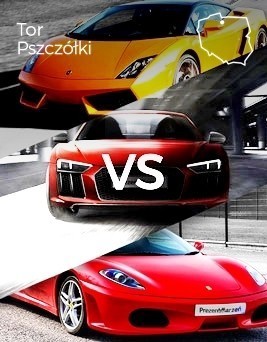 Jazda Lamborghini vs Audi vs Ferrari  Tor Pszczółki P0003551