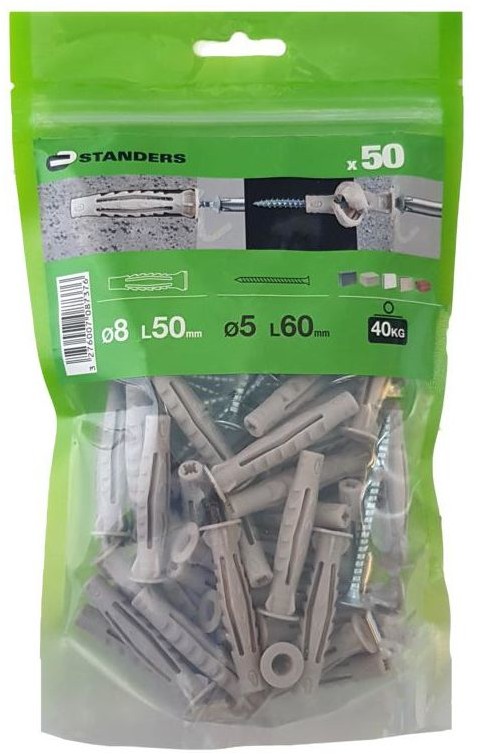 STANDERS Kołek uniwersalny 8 x 50 mm 50 szt. STANDERS