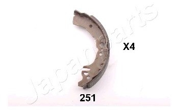 JAPANPARTS Zestaw szczęk hamulcowych GF-251AF