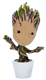 Jada JADA Marvel Guardians of the Galaxy potted Groot  metalfigs 10 cm figurka do zbierania 97912 wiernie oddaje, wykonany z wysokiej jakości diecast-metalowe, zapakowane w eleganckim okna Box