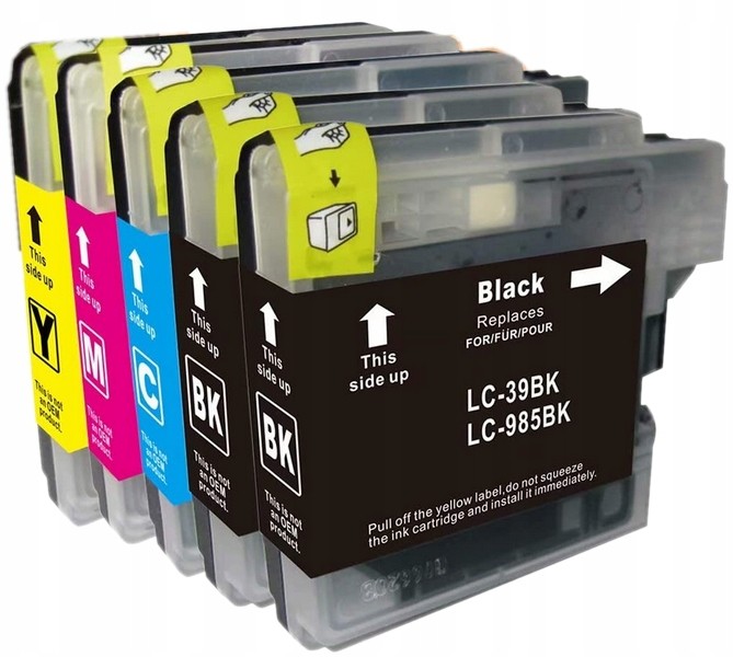 5x Tusz Brother LC-985 DCP-J315W DCP-J515W