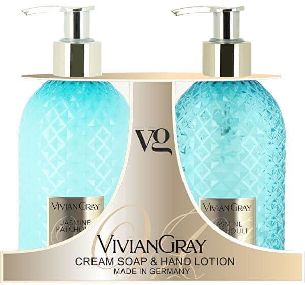 Vivian Gray Zestaw kosmetyczny do pielęgnacji dłoni z Jasmine i paczulą Soap & Hand Lotion)Cream Soap & Hand