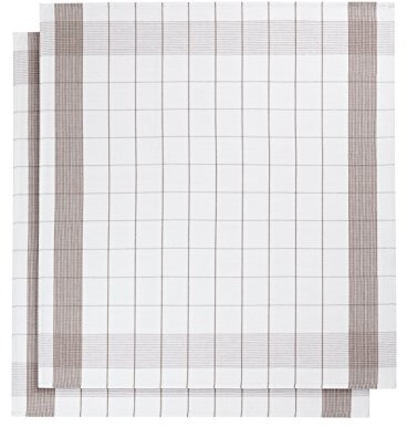 De Witte Lietaer De Witte lietaer 200064 2er Pack ściereczka do naczyń len/bawełna, niebieska, 68 x 68 cm 200065