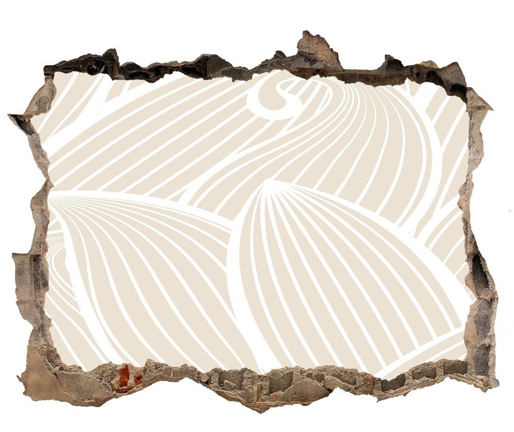 Wallmuralia.pl Naklejka 3D dziura samoprzylepna Liście wzór