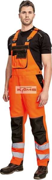Cerva KNOXFIELD REFLEX OGRODNICZKI - spodnie ochronne, materiał hi-vis, 2 odblaskowe taśmamy, elastyczna talia - 3 kolory - 46-64.