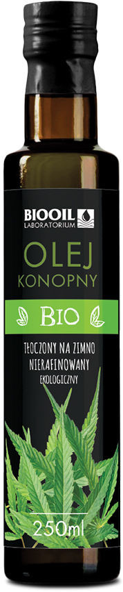 Olej konopny BIO 250 ml seria BLACK