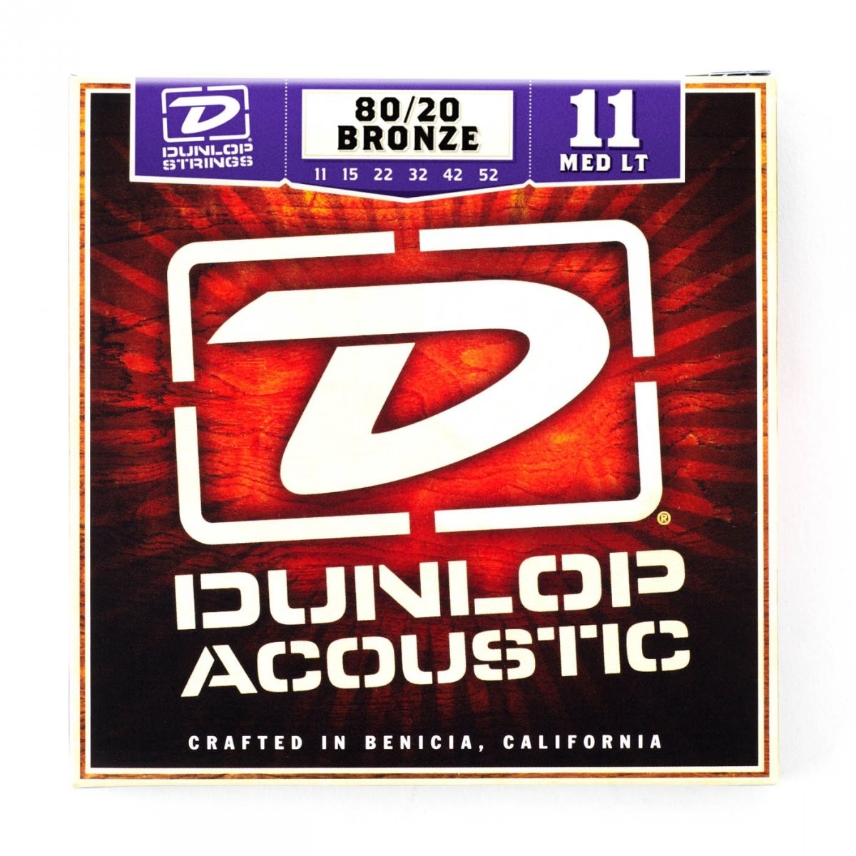 Dunlop DL STR DAB 011/052 Acoustic 80/20 Medium Light 011/052 Western Gita rrensaiten 38240115211