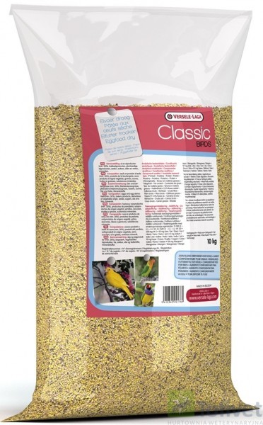 Versele-Laga Orlux Classic Eggfood Dry 10kg pokarm suchy jajeczny uniwersalny VL-424176