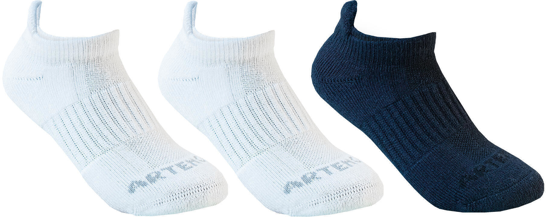 ARTENGO Skarpety sportowe tenis RS500 LOWEDGE dla dzieci 3 pary unisex