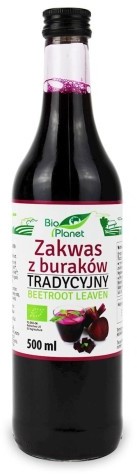 Bio PLANET - CHŁODNICZE ZAKWAS Z BURAKÓW TRADYCYJNY 500 ml - PLANET 5903900368674