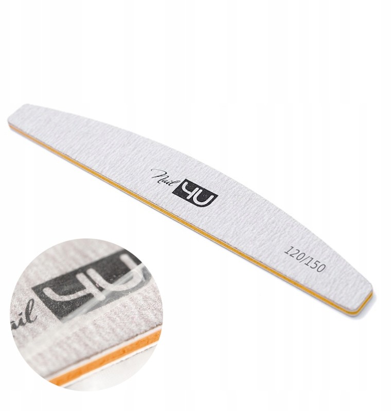 Pilnik Do Paznokci Dwustronny Łódka 120/150 NAIL4U