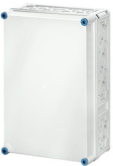Hensel Obudowa pusta K 0301, bez przetłoczeń, pokrywa nieprzeźroczysta IP65 300x450x170 K0301