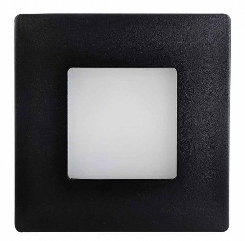 Greenlux OPRAWA LED ŚCIENNA DOPUSZKOWA DECENTLY IP44 Black 2.5W NW GXLL053