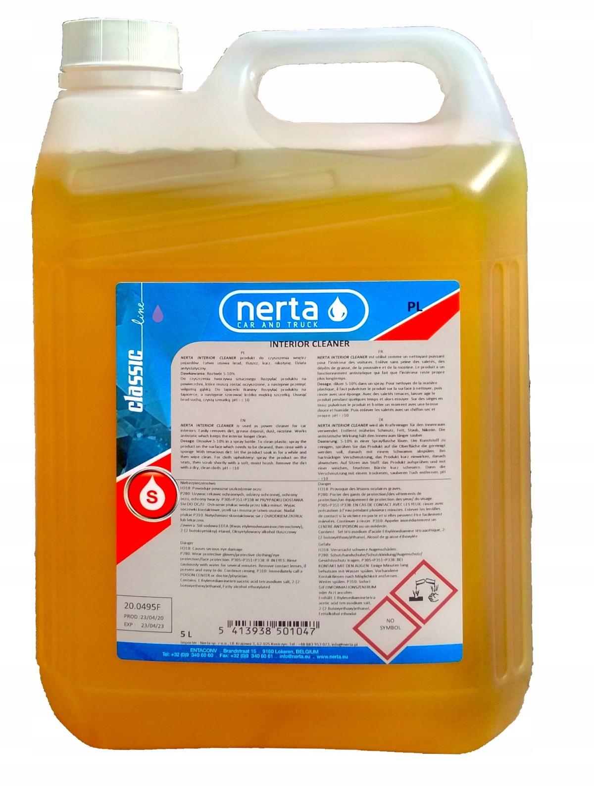 Nerta Interior Cleaner do dywanów i tapicerki 5l