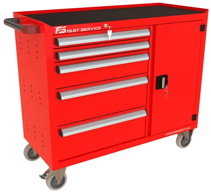 Fastservice Wózek warsztatowy TRUCK z 5 szufladami i drzwiami PT-222-40 PT-222-40