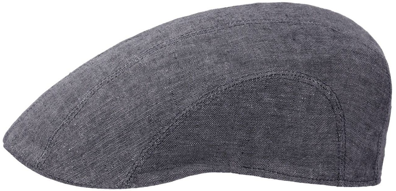 Płaski Kaszkiet Madison Len by Stetson, szary, 56 cm