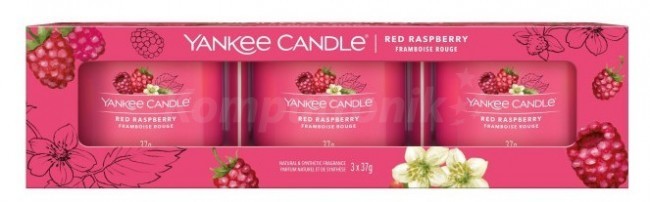 Yankee Candle Red Raspberry świece mini 3 szt 1701415E