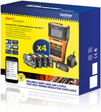 Brother PT-E550WSP PROMO PACK PT-E550WVP+ 4 taśmy PTE550WSPYJ1