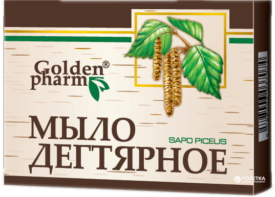 Golden Farm Mydło dziegciowe w kostce 70g 7074