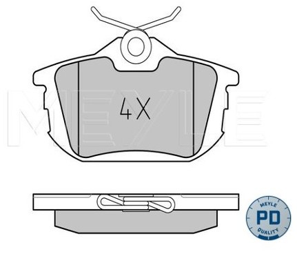 Wulf Gaertner Autoparts Zestaw klocków hamulcowych, hamulce tarczowe Wulf Gaertner Autoparts 025 218 6115/PD