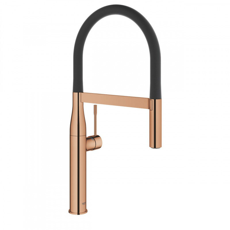 Grohe Essence Bateria kuchenna z wyciąganą wylewką brushed warm sunset 30294DL0