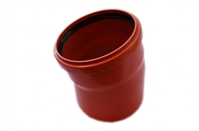 Poliplast Kolano kanalizacji zewnętrznej KZ 160 15°