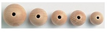 Glorex GmbH glorex kula 18st surowego drewna, drewno, naturalny, 11 x 8.5 x 1 cm 6 1657 015