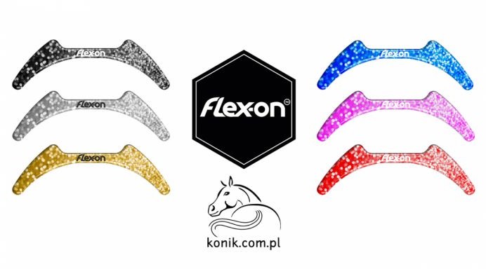 Flex-on Wstawki magnetyczne górne do strzemion Flex-on ADULT - glitter