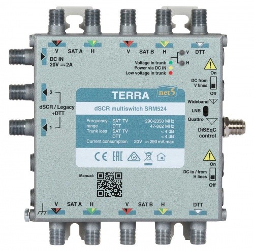 Terra Multiswitch przelotowy SRM-524 dSCR SRM-524