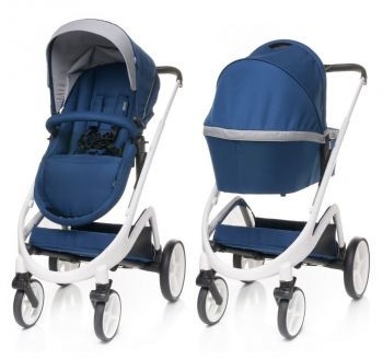 Zdjęcia - Wózek 4BABY , Cosmo,  wielofunkcyjny 2w1, Navy blue 