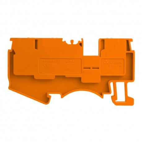 Geberit DEGSON szynowa 2,5mm2 1P 3-przewodowa zacisk push-in pomarańczowa DS2.5-TW-01P-15-00A(