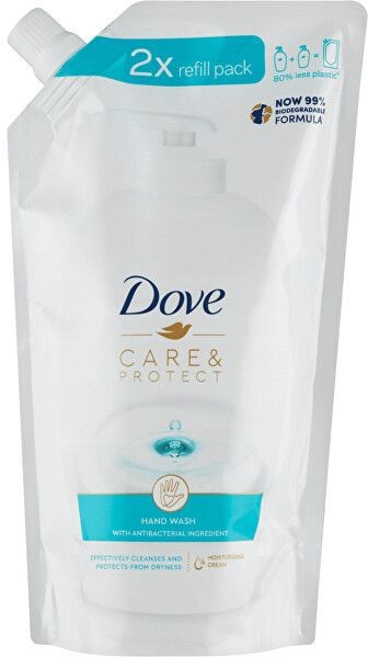 Dove Ciekłymydło Care i ochrona wymiananapełnić 500 ml